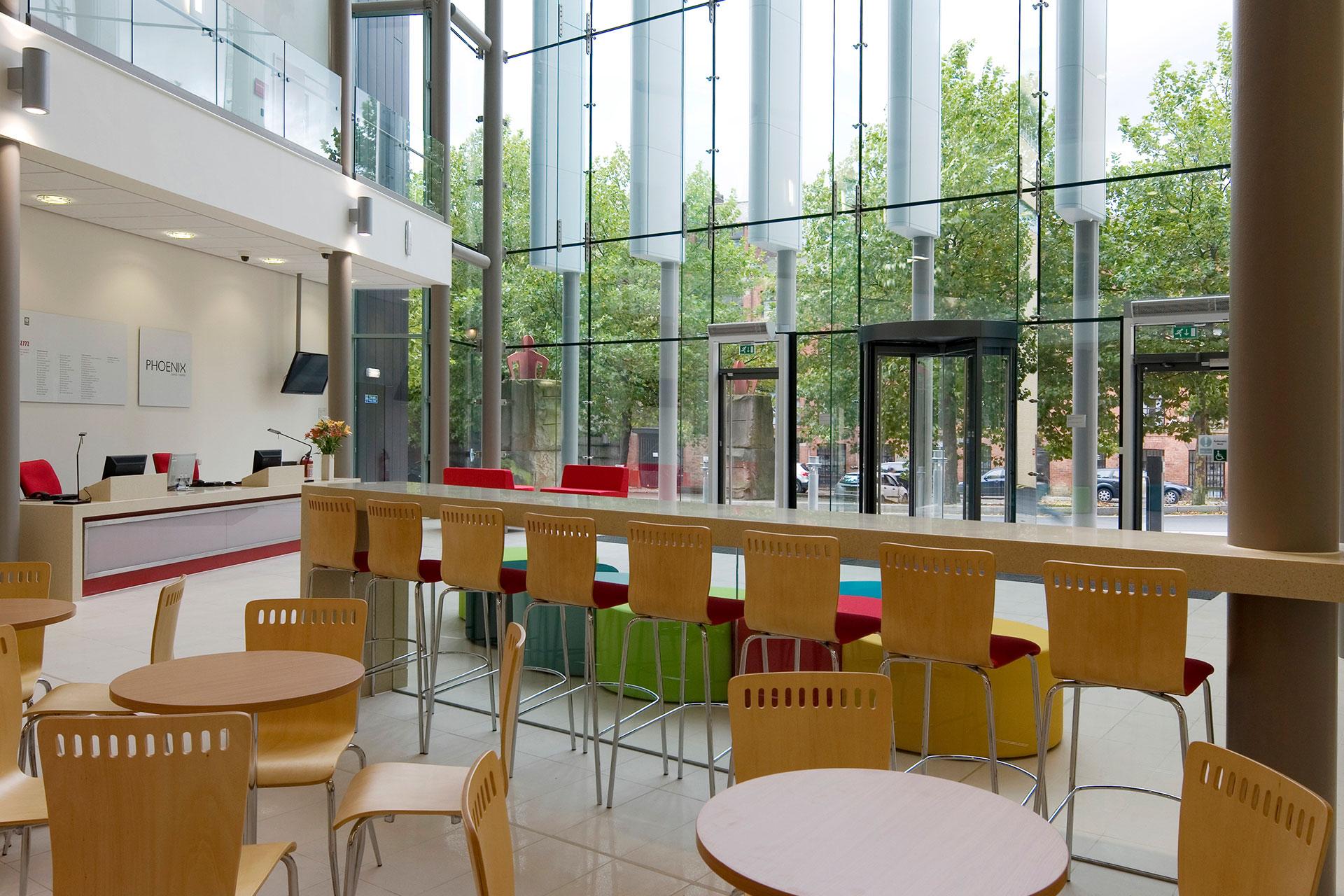 Cafe and foyer